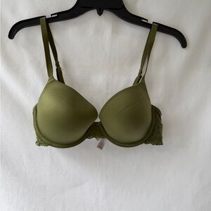 Auden Olive Green Push-Up Bra 36B
